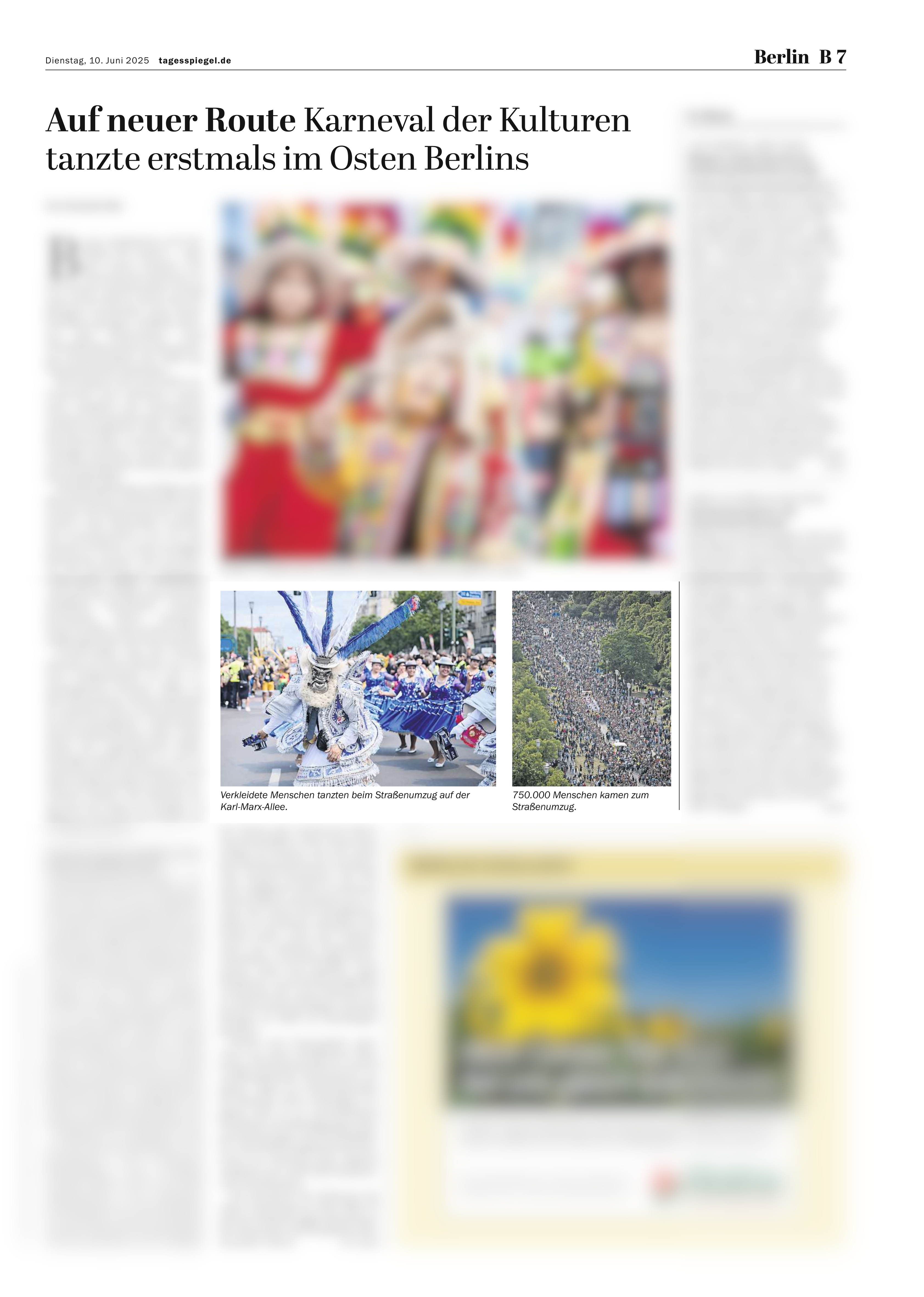 Tagesspiegel 10.06.2025